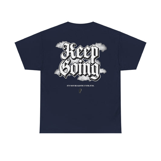 'KEEP GOING' OLD ENGLISH TEE